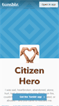 Mobile Screenshot of citizenhero.tumblr.com