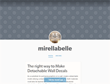Tablet Screenshot of mirellabelle.tumblr.com