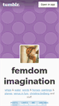 Mobile Screenshot of femdomimagination.tumblr.com