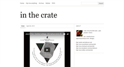 Desktop Screenshot of inthecrate.tumblr.com