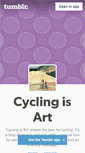 Mobile Screenshot of cyclingisart.tumblr.com