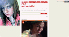 Desktop Screenshot of humanfire.tumblr.com