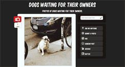Desktop Screenshot of dogswaiting.tumblr.com