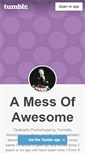 Mobile Screenshot of amessofawesome.tumblr.com