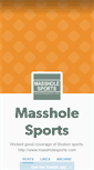 Mobile Screenshot of massholesports.tumblr.com
