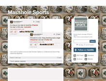 Tablet Screenshot of massholesports.tumblr.com