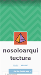 Mobile Screenshot of nosoloarquitectura.tumblr.com