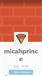 Mobile Screenshot of micahprince.tumblr.com