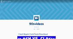 Desktop Screenshot of 90svideos.tumblr.com