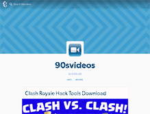 Tablet Screenshot of 90svideos.tumblr.com