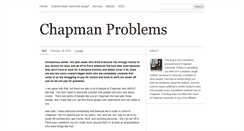 Desktop Screenshot of chapmanuniversityproblems.tumblr.com