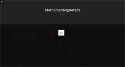 Desktop Screenshot of eternamenteignorada.tumblr.com