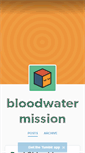 Mobile Screenshot of bloodwatermission.tumblr.com