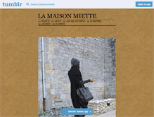 Tablet Screenshot of lamaisonmiette.tumblr.com