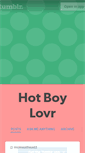 Mobile Screenshot of hot-boy-lover.tumblr.com