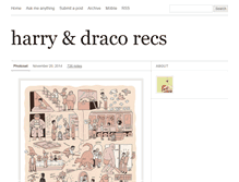 Tablet Screenshot of drarryrecs.tumblr.com