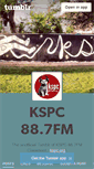 Mobile Screenshot of kspcradio.tumblr.com