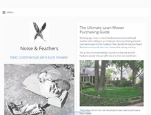 Tablet Screenshot of noiseandfeathers.tumblr.com