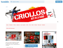 Tablet Screenshot of criollos.tumblr.com