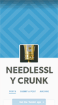 Mobile Screenshot of needlesslycrunk.tumblr.com