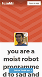 Mobile Screenshot of moistrobot.tumblr.com
