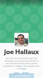 Mobile Screenshot of joehallaux.tumblr.com