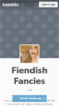 Mobile Screenshot of fiendishfancies.tumblr.com