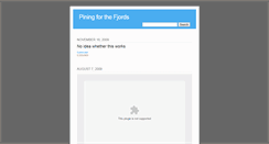 Desktop Screenshot of piningforthefjords.tumblr.com