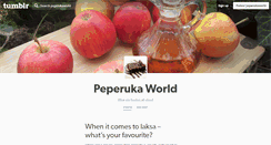 Desktop Screenshot of peperukaworld.tumblr.com