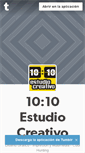 Mobile Screenshot of 1010estudiocreativo.tumblr.com