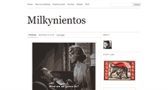 Desktop Screenshot of milkynientos.tumblr.com