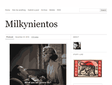 Tablet Screenshot of milkynientos.tumblr.com