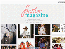 Tablet Screenshot of feathermagazine.tumblr.com