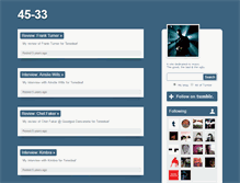 Tablet Screenshot of 45-33.tumblr.com