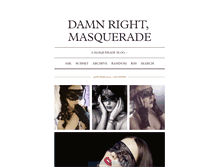 Tablet Screenshot of damnrightmasquerade.tumblr.com