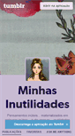 Mobile Screenshot of minhasinutilidades.tumblr.com