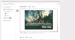 Desktop Screenshot of hipstertvshows.tumblr.com