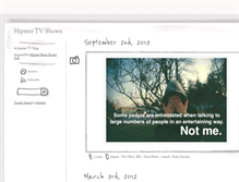 Tablet Screenshot of hipstertvshows.tumblr.com