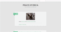 Desktop Screenshot of apeaceoferica.tumblr.com