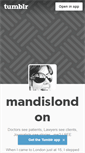 Mobile Screenshot of mandislondon.tumblr.com