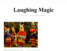 Tablet Screenshot of laughingmagic.tumblr.com