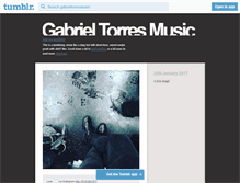 Tablet Screenshot of gabrieltorresmusic.tumblr.com