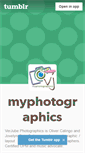 Mobile Screenshot of myphotographics.tumblr.com