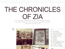 Tablet Screenshot of chroniclesofzia.tumblr.com