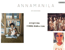 Tablet Screenshot of annamanila.tumblr.com