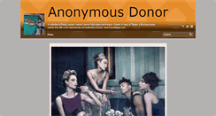 Desktop Screenshot of anonymousdonor.tumblr.com