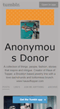 Mobile Screenshot of anonymousdonor.tumblr.com