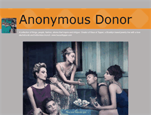 Tablet Screenshot of anonymousdonor.tumblr.com