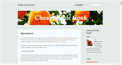 Desktop Screenshot of cheapandchiccook.tumblr.com