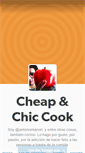 Mobile Screenshot of cheapandchiccook.tumblr.com